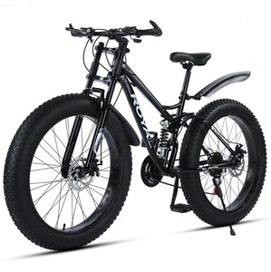 โช้คหน้าแบบฟูลซัสเพนชั่น OEM ใหม่ ขนาด 26 นิ้ว 21 สปีด เบรกดิสก์ ล้อซี่ลวด จักรยานเสือภูเขา ยางใหญ่ สำหรับผู้ใหญ่ ขี่ออฟโรด - Product Image 2