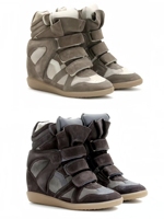 Bottes courtes plates à talon compensé en daim de veau de luxe de haute qualité pour femmes, style créateur, rehaussant la silhouette