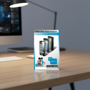 Protecteur d'écran ultra transparent pour iPhone 5 avec chiffon de nettoyage en microfibre - Product Image 3