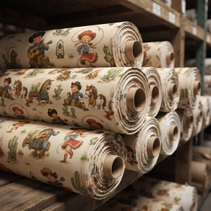 Tela de algodón estampada Country Rodeo por yarda, textil 100% algodón premium para acolchado, costura, confección de ropa, manualidades DIY - Product Image 4