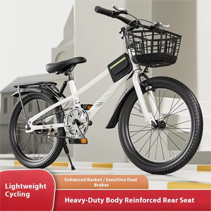 Vélo Étudiant pour Enfants 7-10-17 Ans, VTT 20, 22, 24 Pouces pour Garçons et Filles avec Double Système de Freinage V - Product Image 5