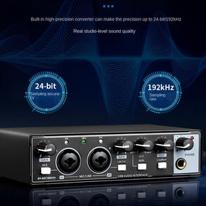 <span class=keywords><strong>Carte</strong></span> <span class=keywords><strong>Son</strong></span> Professionnelle avec Monitoring <span class=keywords><strong>pour</strong></span> Enregistrement Live de <span class=keywords><strong>Guitare</strong></span> Électrique et Chant en Studio - Product Image 5