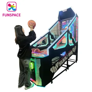 Funspace Macchina da Gioco Arcade di Basket a Moneta, Modello Street Basketball, di Grande Successo - Product Image 1