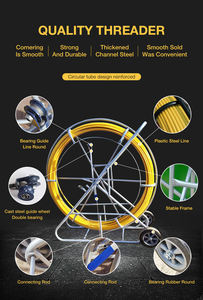 Cable Guía <span class=keywords><strong>de</strong></span> <span class=keywords><strong>Fibra</strong></span> Eléctrica <span class=keywords><strong>de</strong></span> Alta Calidad y Durabilidad, 4.5mm*50m, Varilla <span class=keywords><strong>de</strong></span> Empuje y Tracción <span class=keywords><strong>de</strong></span> <span class=keywords><strong>Fibra</strong></span> <span class=keywords><strong>de</strong></span> <span class=keywords><strong>Vidrio</strong></span> para Ductos - Product Image 2