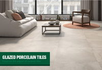 Carrelage de sol en porcelaine gris clair, 600x600mm, tapis de sol mosaïque rustique mat, antidérapant