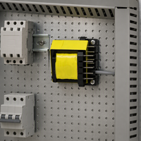 Transformateur de puissance monophasé haute fréquence à noyau en ferrite avec bobine toroïdale, sortie 9V, conception Flyback à découpage