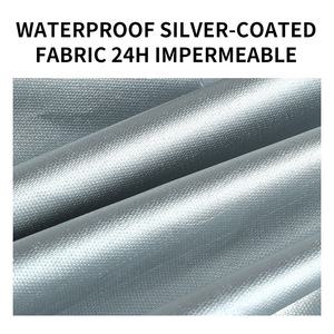 Housse de protection contre la pluie <span class=keywords><strong>pour</strong></span> moto et <span class=keywords><strong>scooter</strong></span> électrique, revêtement argenté, imperméable, anti-UV, bâche <span class=keywords><strong>pour</strong></span> vélos électriques, multi-tailles - Product Image 5