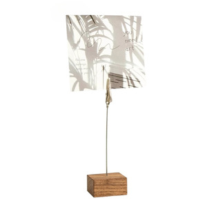 Support vertical portable léger pour étiquettes <span class=keywords><strong>de</strong></span> prix, clips d'affichage en bois massif pour pâtisseries, boulangeries, fleuristes - Product Image 5