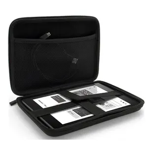 Custom Black Universal Waterproof Shockproof Protective Carrying Hard Shell EVA Foam Tablet CaseとHandle