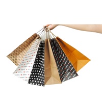 Bolsas de papel Kraft marrón grueso para almuerzo pequeño, 1kg, 2kg, café, té de la leche, restaurante, cena, bolsa para llevar, bolsa de vino gruesa personalizada, papel Kraft