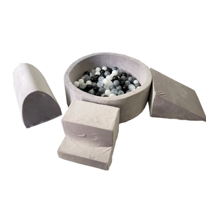 Fosse <span class=keywords><strong>à</strong></span> <span class=keywords><strong>balles</strong></span> en mousse pour bébé, rose, bleu, <span class=keywords><strong>beige</strong></span>, gris, éponge en mousse durable, non toxique, pour enfants, jeu doux - Product Image 3