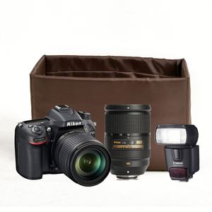Sac à bandoulière horizontal pour homme en toile cirée et cuir pleine fleur, étanche, pour appareil photo reflex, idéal pour les loisirs et les voyages - Product Image 3