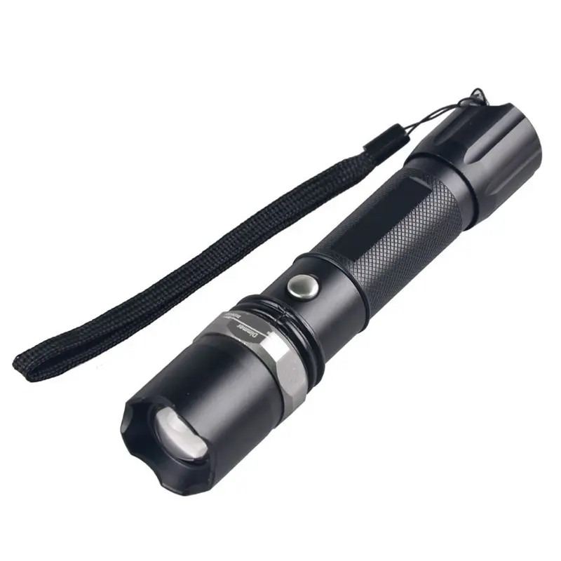 OEM Ultra Bright Night Powerful Tactical Rechargeable Zoomable Tactical LED Flashlight 3 Modes Led Torches