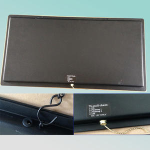 Panneau Flash LED Intérieur 60x30cm en acrylique ouvert et fermé 24 heures ATM pour banque - Product Image 3