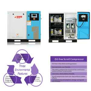 Compresseur à spirale sans huile 2,2 kW, super silencieux, industriel, pour laboratoire. Aucun supplément nécessaire. - Product Image 3