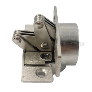 Charnières papillon à double coupelle pour panneaux à 45 degrés, charnières à clapet en alliage de zinc à 125 degrés pour meubles de cuisine sans ressort - Product Image 4