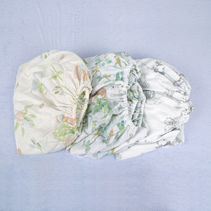 Draps <span class=keywords><strong>de</strong></span> lit pour bébé en <span class=keywords><strong>coton</strong></span> et bambou tissé moderne, doux, écologiques, à motifs marins et à pois, pour toutes les saisons, tailles standard et pour tout-petits - Product Image 5