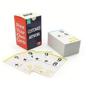 Customised 350 Gsm Flashcards Printing Flash <b>Card</b> Educational Cognitive Kids Math Learning <b>Cards</b> - Product Image 3