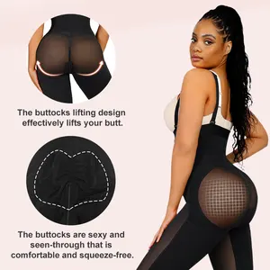 Hexin Service personnalisé minceur Fajas Colombianas lève-fesses en Latex pour le ventre sans couture Body Shaper femmes pour tous les jours