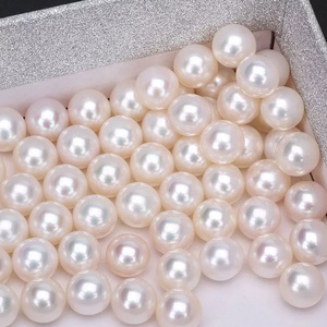 Cheap Price Different Size Loose <strong>Round</strong> Pearl For <strong>Wholesale</strong> 2-10mm Natural Half hole freshwater pearl <strong>beads</strong> - Product Image 3