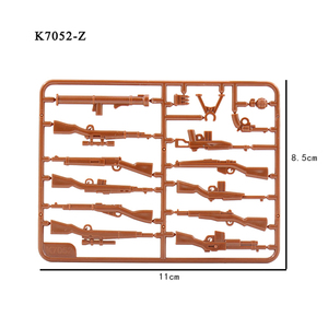Set de Bloques de Construcción para Niños, Mini Paquete de Pistolas, Modelo de Soldado de la Segunda Guerra Mundial, Juguetes de Bloques de Plástico, Accesorios de Batalla - Product Image 6
