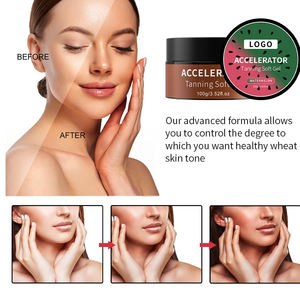 Crema Aceleradora de Bronceado para Exteriores, Bronceador Corporal sin Sol con Aroma a Sandía para Piel Oscura, Gel Autobronceador de Etiqueta Privada Extremo - Product Image 4