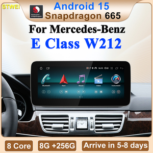 เครื่องเล่นมัลติมีเดียในรถยนต์ระบบ Android 14 ขนาด 12.3 นิ้ว CNSTWE Qualcomm 665 พร้อม GPS และ DSP เหมาะสำหรับรถยนต์ Mercedes-Benz E-Class W212 รองรับ Carplay และ Android - Product Image 2