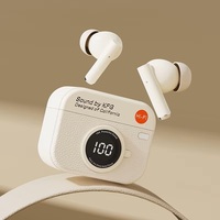 Écouteurs sans fil TWS X73 au design rétro avec écran numérique, écouteurs de sport et de jeu, écouteurs sans fil, casque de jeu