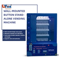 Distributeur automatique miniature multi-usages LIFUN, mural, capacité de 100 articles, kiosque de vente au détail en libre-service pour en-cas, boissons, médicaments