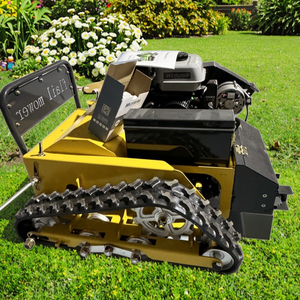Tondeuse à gazon robotisée télécommandée à chenilles en caoutchouc agricoles certifiée CE industrielle, 1000 mm, à essence - Product Image 6