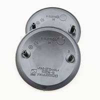 Emblème de capot avant et arrière noir 82 mm 74 mm pour accessoires BMW