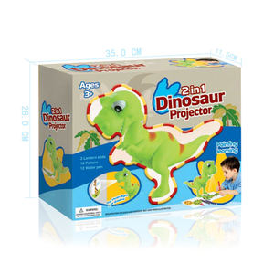 Дошкольные <span class=keywords><strong>2</strong></span> в 1 образовательные игрушки динозавр проектор живопись для детей - Product Image 5