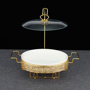 Оптовая продажа, блюда для шведского стола, керамический обогреватель, подогреватель пищи, нагреватель с покрытием - Product Image 5