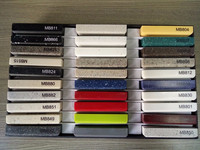 Échantillons de surface solide en acrylique pur 100% gratuits | Kit d'échantillon à effet de marbre de qualité supérieure-Carreaux de couleur personnalisés pour les projets de comptoir