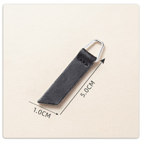 Extracteur personnalisé PU cuir étiquette sac extracteur de vêtements fermeture éclair tirer queue bagages accessoires divers styles