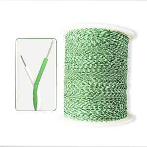 2*0.2mm green and white interference K type twisted pair temperature measuring extension thermocouple wire