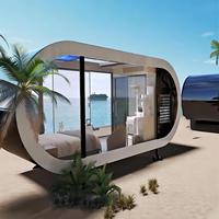 Maison préfabriquée de luxe portable Win House de 20 pieds, maison modulaire personnalisée, petite maison, cabane Apple, maison conteneur pour structure verte