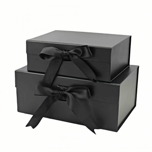 High Quality <b>Paper</b> <b>Box</b> Custom Clothing Packaging Luxury Black Cardboard <b>Paper</b> Packaging <b>Box</b> - Product Image 1