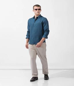 Camisa Casual de Manga Larga para Hombre, Diseño Elegante y Entallado para Profesionales de Oficina, Viajes de Negocios, Reuniones y Moda Diaria - Product Image 1
