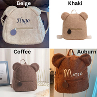 Sac à dos personnalisé pour enfant en peluche Sac à dos pour tout-petit Cadeau de maternelle Petit sac à dos décontracté Teddy Ours mignon