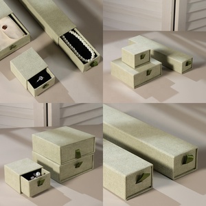 Custom Rectangle Jewelry <b>Box</b> Set Square Pattern <b>for</b> <b>Gift</b> Packaging and Displaying Valuable Pieces - Product Image 1