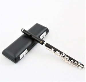 Flûte piccolo de classe supérieure, professionnelle, en argent plaqué, clé de flûte piccolo, prix d'usine, flûte piccolo en ébène peu coûteuse - Product Image 1