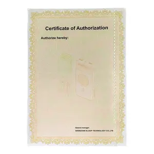 Certificate of Authorization University Degree Security Pattern Anti-Counterfeiting Diplomas Certificate Security Paper