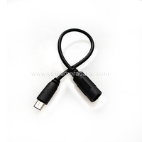 Adaptador de Conector Hembra DC 5.5 x 2.1mm a Micro USB Macho, Cable de Alimentación de 5V, USB Micro-B a DC Hembra, para Cámara, Longitud: 20cm
