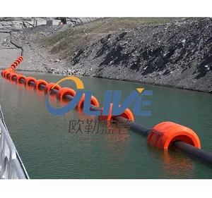 Pe plastica boa tubo tubo galleggiante pontoni tubo galleggianti prezzo per tubo di gomma dragaggio tubo galleggiante