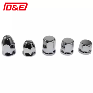 Gran oferta, cubierta de tuerca de rueda de plástico cromado de 33mm, 38mm, 40mm, Tuercas cromadas de plástico para camión, coche, RV, protección de rueda - Product Image 2