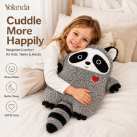 Peluche personnalisée OEM en forme de raton laveur, jouet en peluche doux à poils bouclés, peluche lestée pour enfants, adolescents et adultes