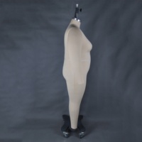Mannequin de couture en fibre de verre pleine grandeur JUNMEI pour femme, taille PLUS, avec support, taille 22, blanc
