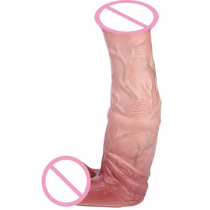 Funda de silicona líquida FAAK para pene con anillo antideslizante y rosca interna, funda para agrandamiento del pene masculino, extensor de pene - Product Image 2