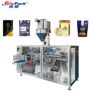 Máquina Automática de Llenado y Sellado de Bolsas Planas o con Cierre Horizontal, Máquina Empacadora de Especias en Polvo, Máquina Empacadora de Bolsas Preformadas Doypack - Product Image 1